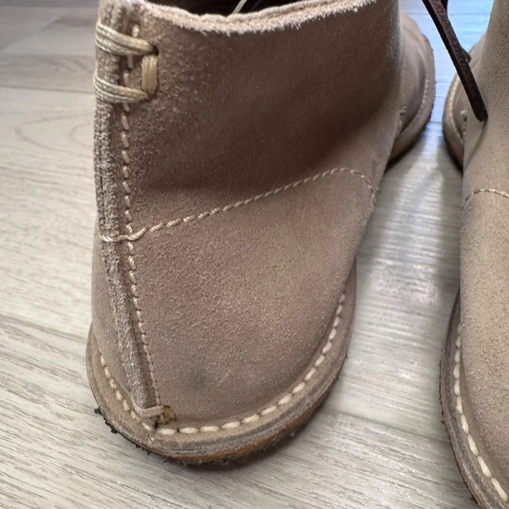 Yves Saint Laurent YSL Slp Desert Chukka Suede Boots Tan Mens 7.5 EU 40.5 Italy